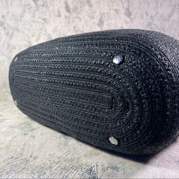 Eric Javits Jav III Squishee Tote Bag, Black/Bone - Picture 5 of 15